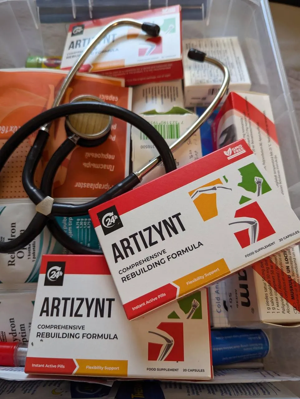 Confezione di ArtiZynt tra i prodotti per il benessere delle articolazioni
